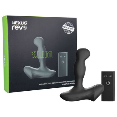 REVO Slim Rotating Prostate Massager Black - OSAS