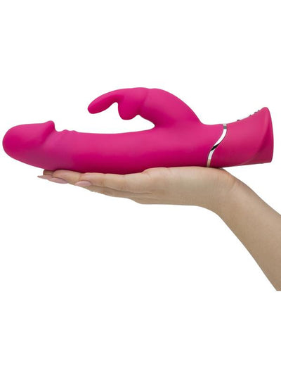 Happy Rabbit Realistic Dual Density Rabbit Vibrator Pink - OSAS
