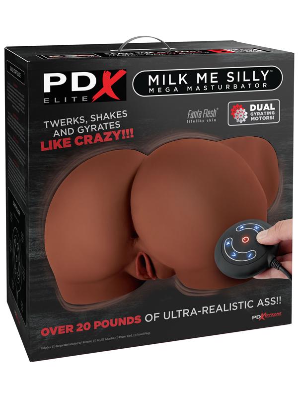 PDX Elite Milk Me Silly Mega Masturbator Brown - OSAS