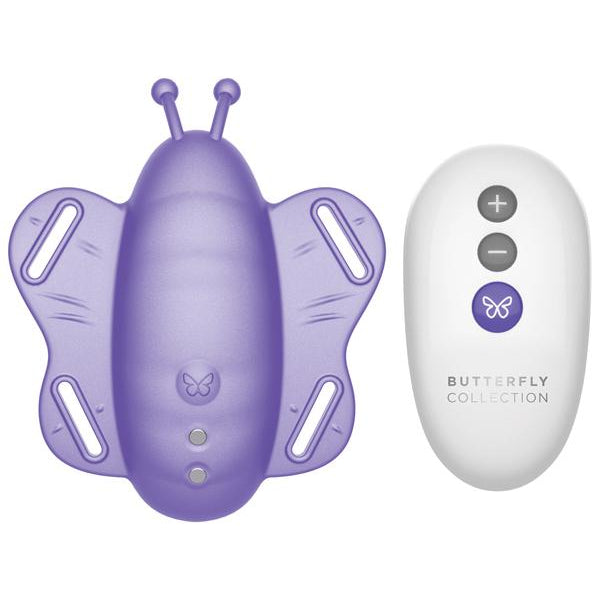 Remote Control Butterfly Panty Vibe-Purple - OSAS