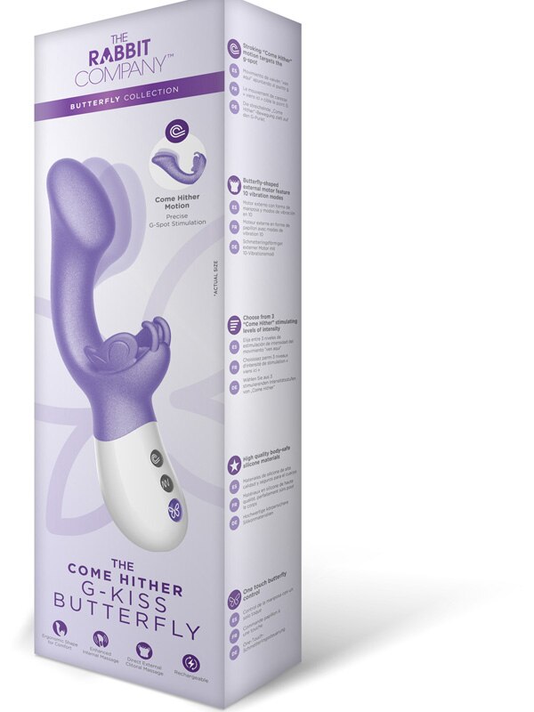 Come Hither Butterfly G-Kiss Vibe-Purple - OSAS