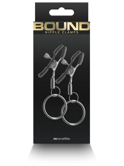 Bound Nipple Clamps C2 Gunmetal - OSAS