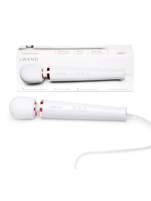 Le Wand Plug-in Vibrating Massager White - OSAS