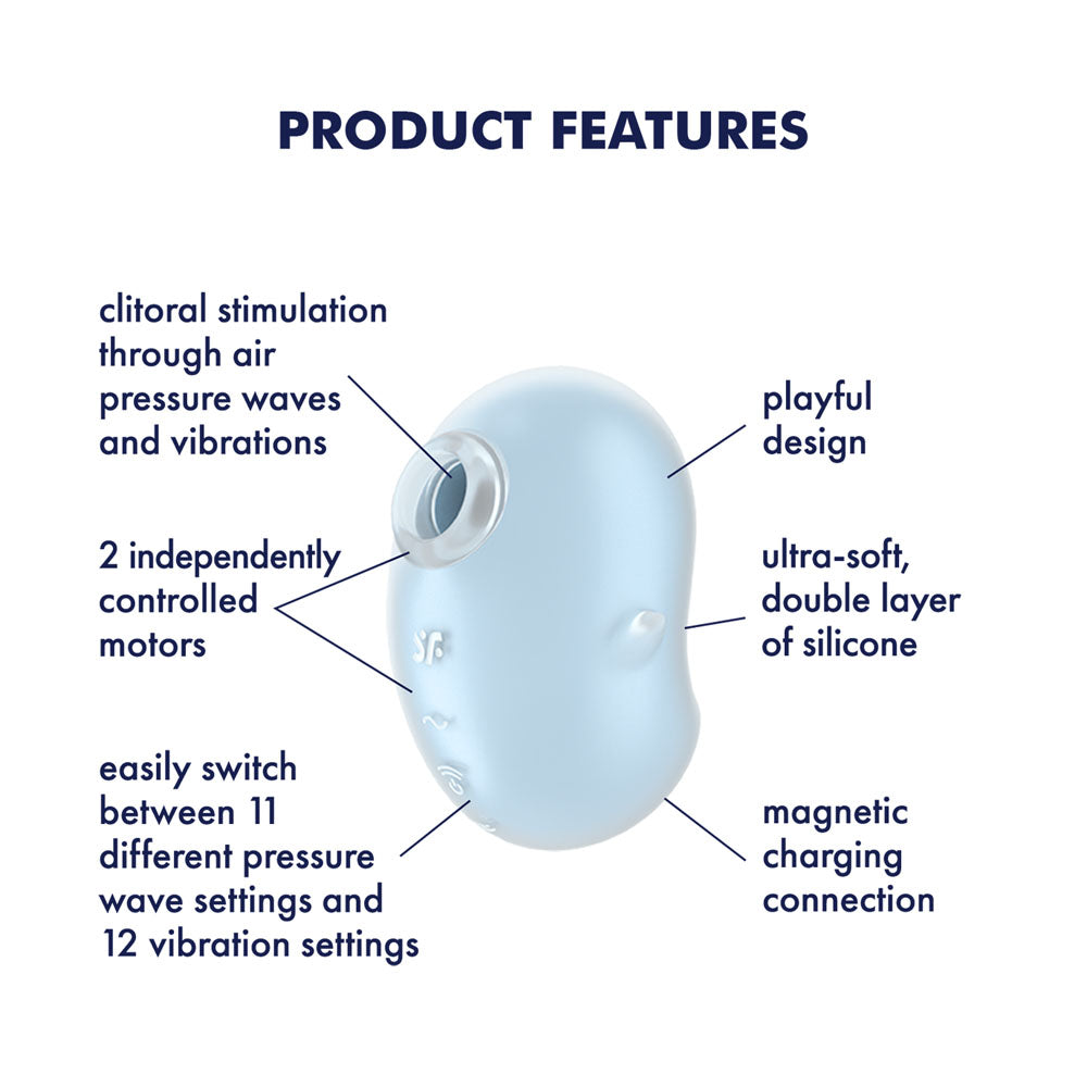 Satisfyer Cutie Ghost Blue - OSAS