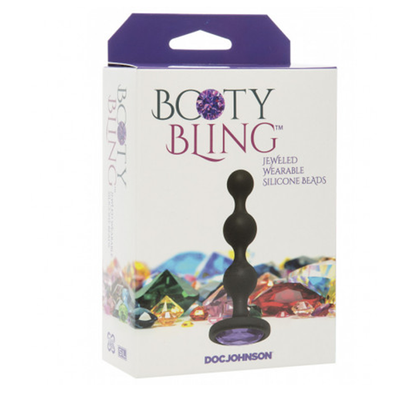 Booty Blingâ¢ - Wearable Silicone Beads - Purple - One Stop Adult Shop