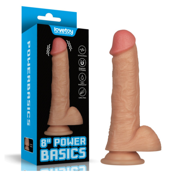 8in Vibrating USB Power Basics Cock - OSAS
