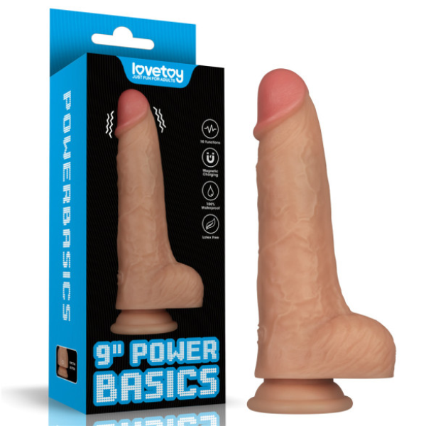9in Vibrating USB Power Basics Cock - OSAS