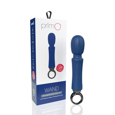 PrimO® Wand Rechargeable Vibe Blueberry - OSAS