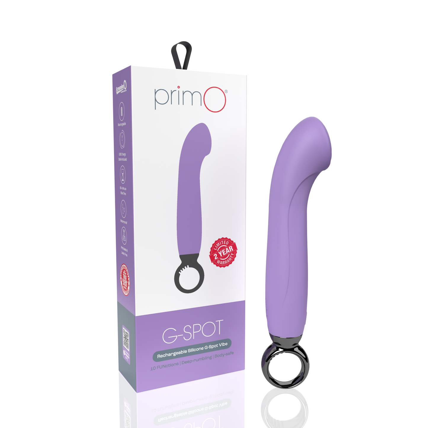 PrimO® G-spot Rechargeable Vibe Lilac - OSAS