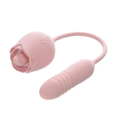 Adam & Eve Thrust & Tickle Rose Vibrator - OSAS