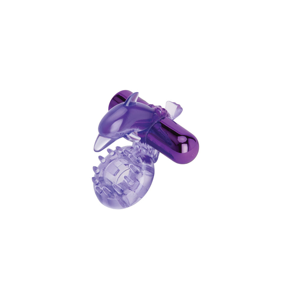 Bodywand Rechargeable Dolphin Ring with Clit Ticklers - OSAS