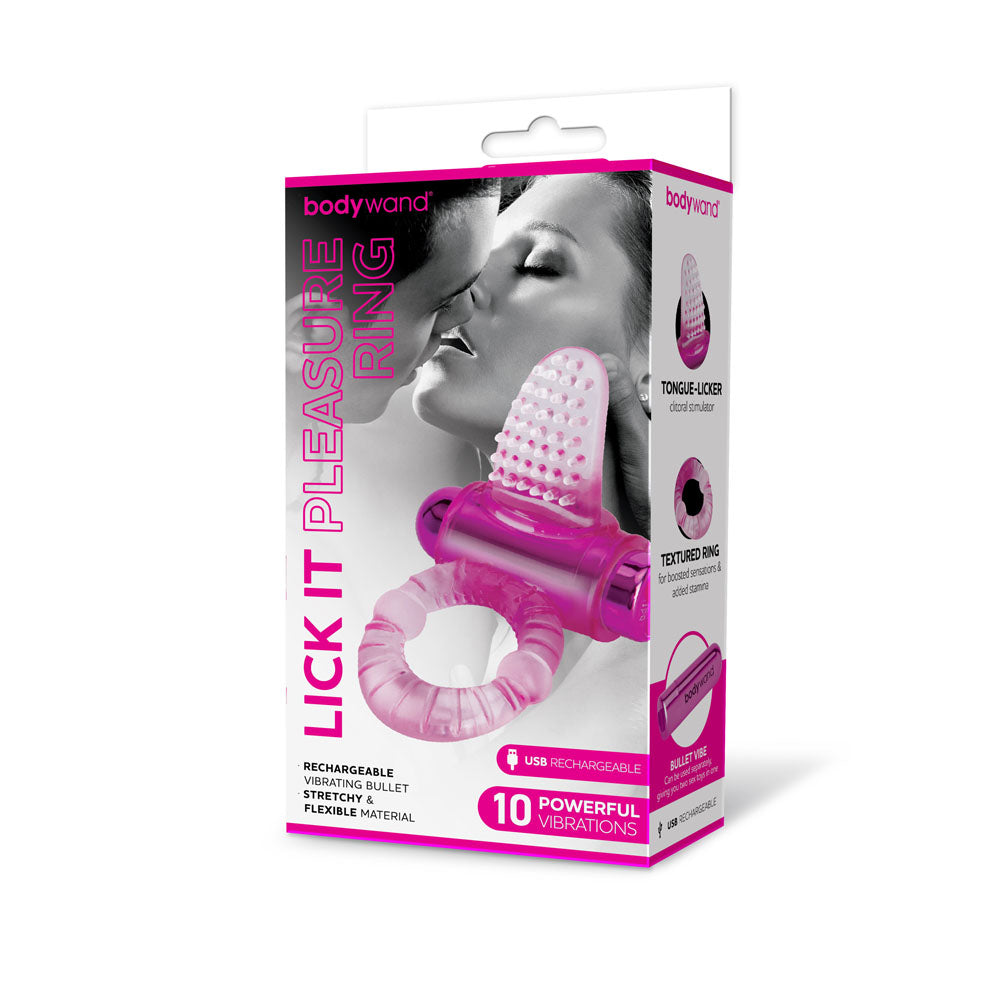 Bodywand Rechargeable Lick It Pleasure Ring - OSAS