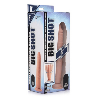 Big Shot  8" Rotating Rechargeable Dong - One Stop Adult Shop