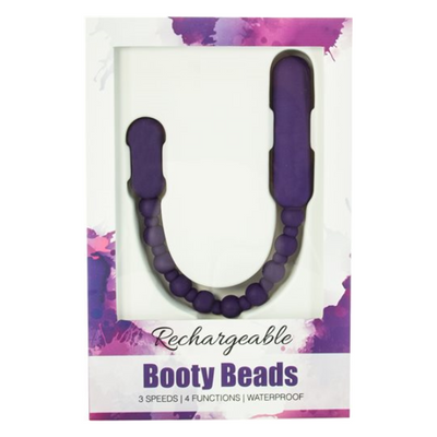 Rechargeable Booty Beads Purple - One Stop Adult Shop