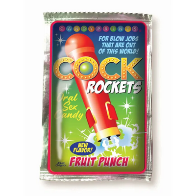 Cock Rockets Fruit Punch Flavoured Oral Sex Candy 15g - One Stop Adult Shop