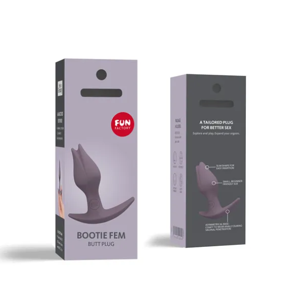 Fun Factory Bootie Fem Dark Taupe Butt Plug - OSAS