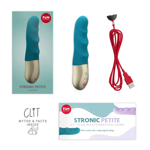 Fun Factory Stronic Petite Deep Sea Blue Thrusting Vibe