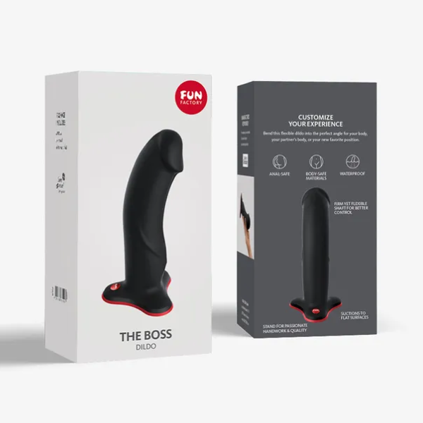 Fun Factory The Boss Stub Black Dildo - OSAS