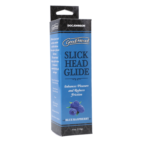 GoodHead Slick Head Glide Blue Raspberry - One Stop Adult Shop