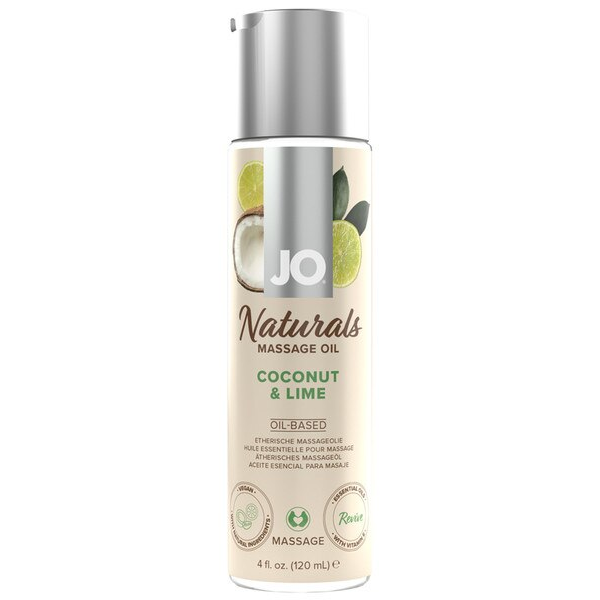JO Naturals Coconut & Lime Massage Oil 120ml - OSAS