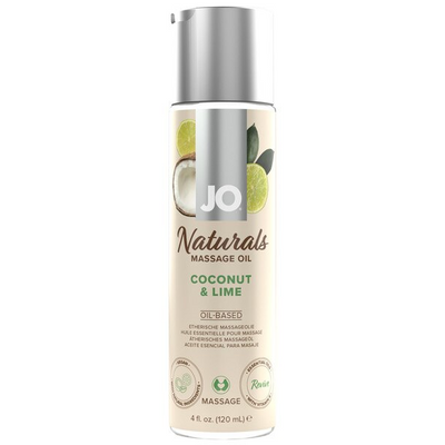 JO Naturals Coconut & Lime Massage Oil 120ml - OSAS