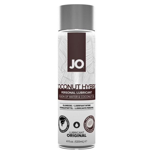 JO Silicone Free Hybrid Lube w Coconut 120ml - OSAS
