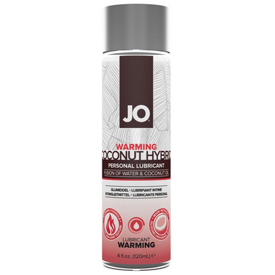 JO Silicone Free Hybrid Lube w Coconut Warming 120ml - OSAS