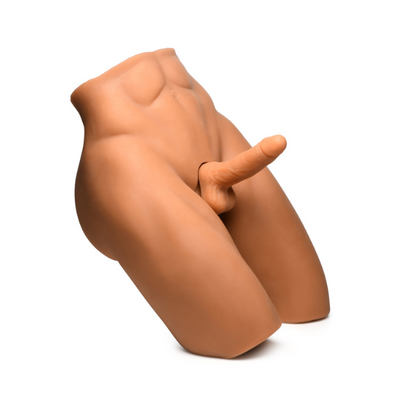Jock Poseable Torso w/ Thrusting Dildo Medium - One Stop Adult Shop
