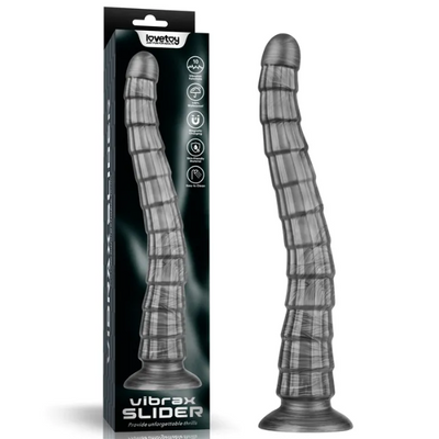 King Sized Vibrating Vibrax Slider Grey - One Stop Adult Shop