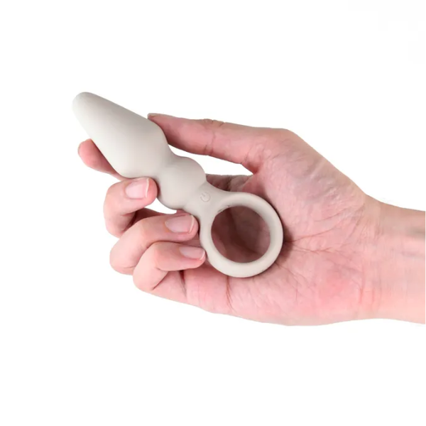 Lust-n-Dreams Bossa White Vibrating Butt Plug - OSAS