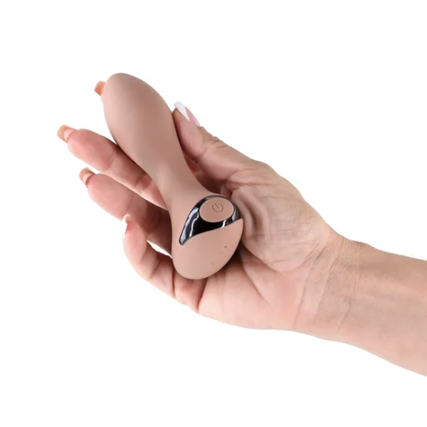 Lust-n-Dreams Tango Beige Vibrating Butt Plug - OSAS