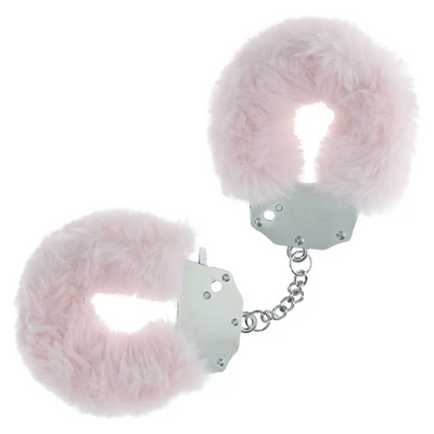 OUCH! Heavy-Duty Fluffy Cuffs Powder Pink - OSAS