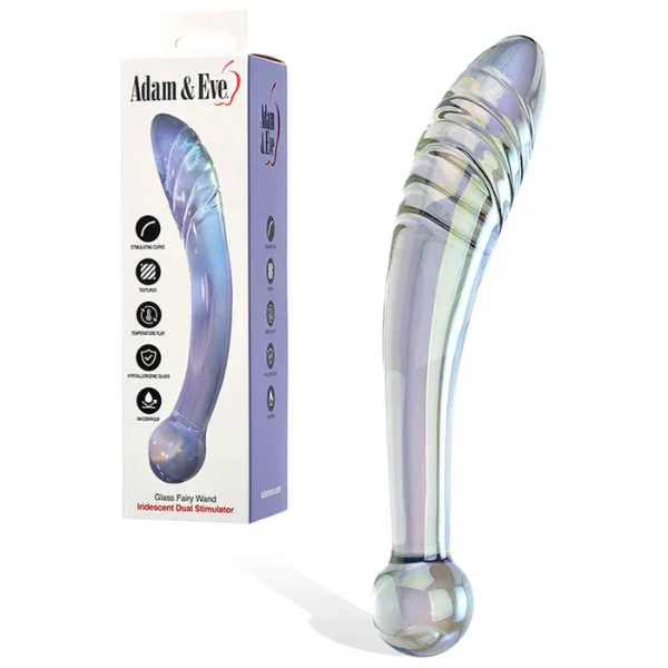Adam & Eve Fairy Wand 22cm Glass Dildo