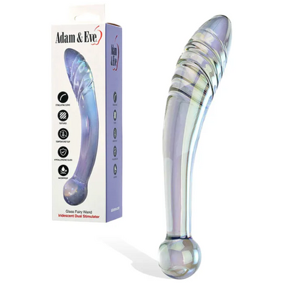 Adam & Eve Fairy Wand 22cm Glass Dildo - OSAS