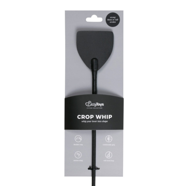 Wide Crop Whip Black - OSAS