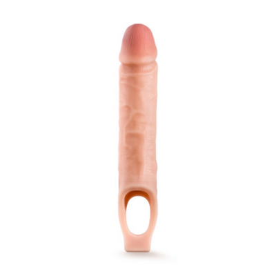 Performance 10in Cock Sheath Penis Extender Vanilla - One Stop Adult Shop