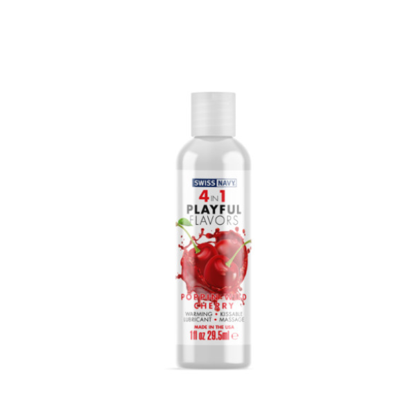 Playful Flavours 4 In 1 Poppin Wild Cherry 1oz - One Stop Adult Shop