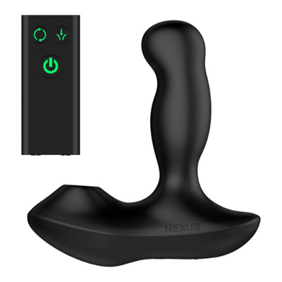 Revo Air Rotating Prostate Massager w Suction Black - OSAS