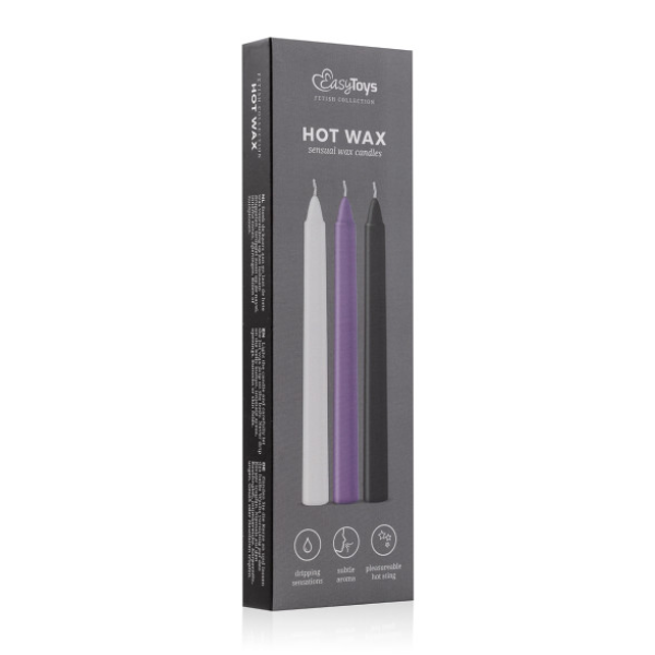 Sensual Hot Wax Candles 3pk - One Stop Adult Shop