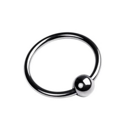 Silver Metal Beaded Erection Ring 3cm - OSAS