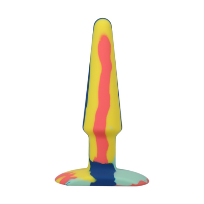 Groovy Silicone Anal Plug 5" Sunrise - One Stop Adult Shop