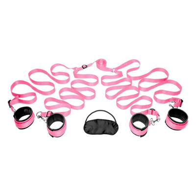 Frisky Bedroom Restraint Kit Pink - One Stop Adult Shop