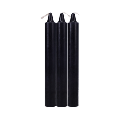 Japanese Drip Candles 3pk Black - One Stop Adult Shop