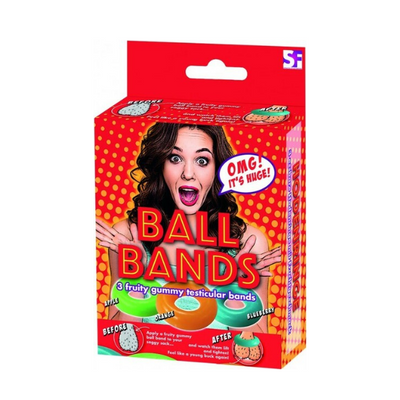 Ball Bands Gummy Cock Rings - One Stop Adult Shop