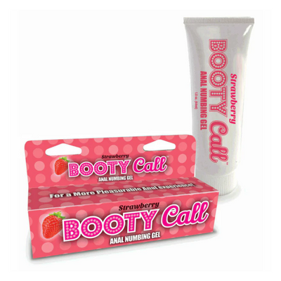 Booty Call Anal Numbing Gel Strawberry - One Stop Adult Shop