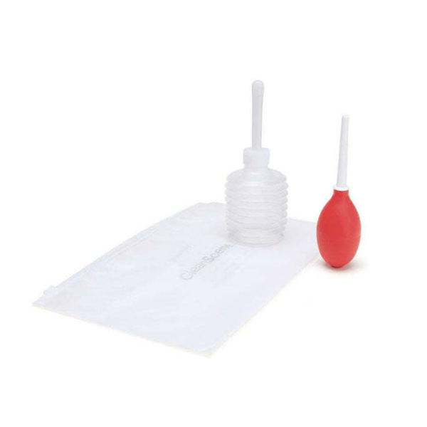 CleanScene 4 Piece Mini Travel Douche with One Way Valve - One Stop Adult Shop