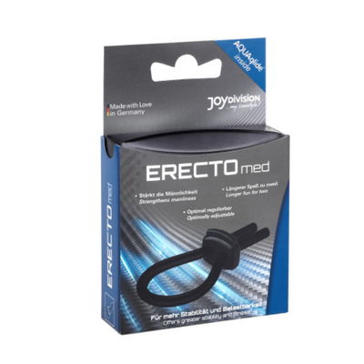 ERECTOmed Adjustable Cock Ring Black - OSAS
