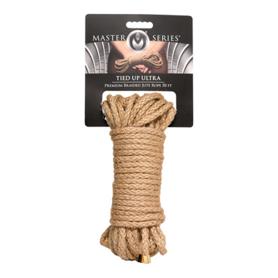 Tied Up Ultra Premium Braided Jute Rope 50 Ft - OSAS