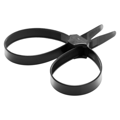Misbehaved Black Zip Tie Police Cuffs - OSAS