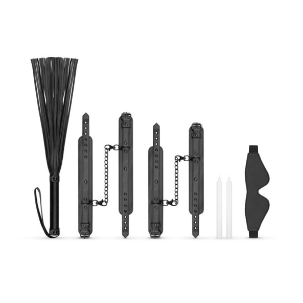 Kinky Bondage Set 5 Pc Black - OSAS